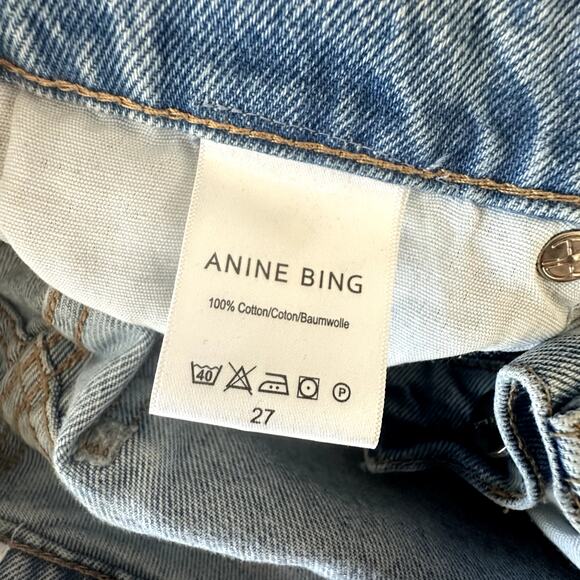 Anine Bing Sonya Lightwash Jeans - Picture 9 of 9